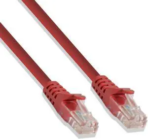 10FT Cat5e UTP Ethernet Network Patch Cable RJ45 Lan Wire Red (25 Pack)