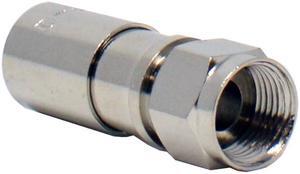 100pcs RG6 Dual Shield Coaxial F-Type Compression Connector