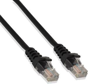 Cat-6 UTP Ethernet Network Cable RJ45 Lan Wire Black 50FT