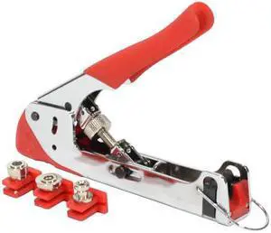Adjustable Compression Tool RG59/ RG6/ BNC/ RCA Cable Coax Connector Crimp Tool