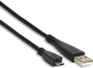 3 Pack 3ft USB 2.0 A Male to Micro-B Male Data Sync Charger Adapter Cable