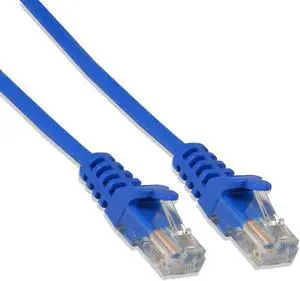 15FT Cat6 UTP Ethernet Network Patch Cable RJ45 Lan Wire Blue (25 Pack)