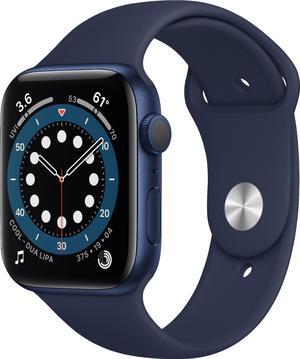Apple Watch Gen 6 Series 6 44mm Blue Aluminum - Deep Navy Sport Band M00J3LL/A