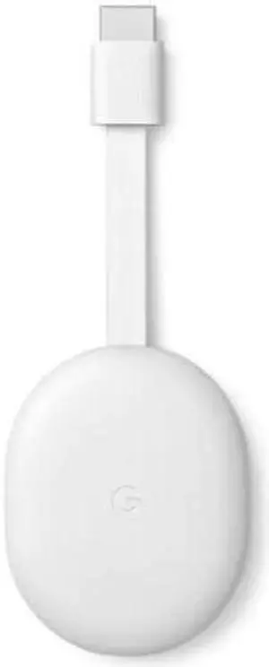 Google Chromecast Network Audio/Video Player - Wireless LAN - Snow - Dolby Atmos, Dolby Digital, Dolby Digital Plus - Internet Streaming - 4K UHD - 2160p - HDMI - USB