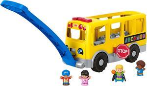 Fisher-Price GLT75 Little People Big Yellow School Bus, Musical Pull Toy