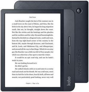 Kobo N873-KU-BK-K-EP 7" Digital eBook Reader with Touchscreen, Black