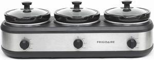 Frigidaire ESC3105-SS Stainless Steel Buffet Triple Slow Cooker