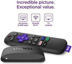 Roku 3941RW Express 4K+ Streaming Player 4K/HD/HDR with Smooth Wi-Fi, Premium HDMI Cable, Voice Remote