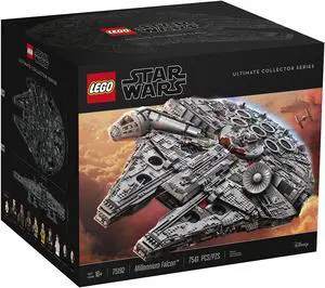 LEGO Star Wars Ultimate Millennium Falcon 75192 Expert Building Kit and Starship Model, Best Gift and Movie Collectible for Adults (7541 Pieces)