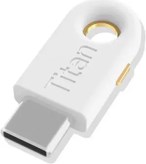 Google YT1 Titan Security Key USB-C 2FA Two Factor Authentication Google YT1 Titan Security Key USB-C 2FA Two Factor Authentication
