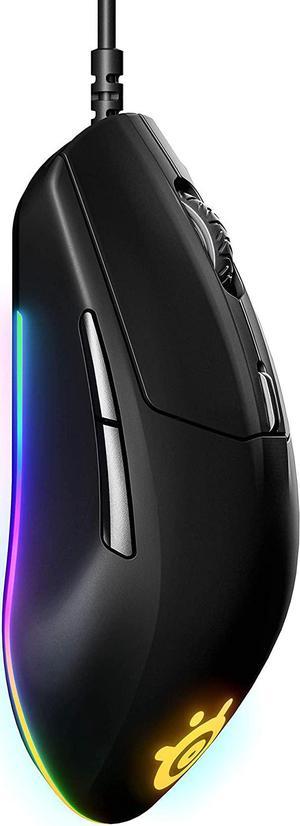 Refurbished SteelSeries 62513 Rival 3 Gaming Mouse 8500 CPI TrueMove Core Optical Sensor Programmable Buttons