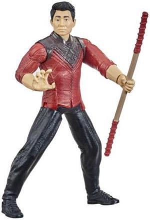 marvel hasbro shang-chi and the legend of the ten rings shang-chi 6-inch action figure toy with bo staff attack feature! for kids ages 4 and up