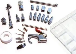 PRIMEFIT IK1010S-25 25-Piece Accessory Kit w/ Steel Coupler w/ Storage Case