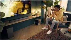 Philips TAB7305/37 Dolby Digital 2.1-Channel Soundbar with Wireless Subwoofer