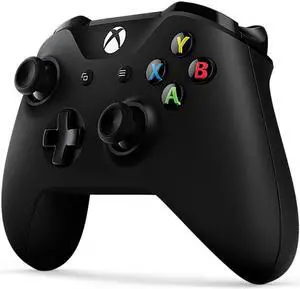 Microsoft Xbox One Wireless Controller - Wireless - USBXbox One - 18 ft Operating Range - Force Feedback - Black Microsoft Xbox One Wireless Controller - Wireless - USBXbox One - 18 ft Operating Range - Force Feedback - Black