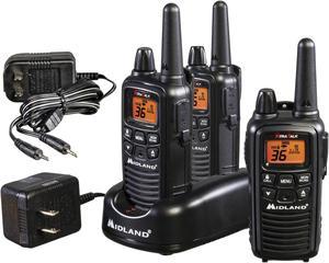 Midland - LXT500VP3, 22 Channel FRS Walkie Talkies with Channel Scan -  Extended Range Two Way Radios, Silent Operation, Batteries Included (Pair  Pack)