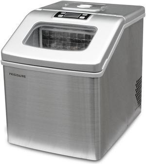 Stainless Steel Portable Ice Maker Compact Countertop with