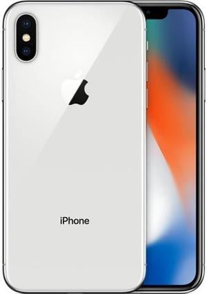 Apple iPhone X, Fully Unlocked 5.8", 256 GB - Silver