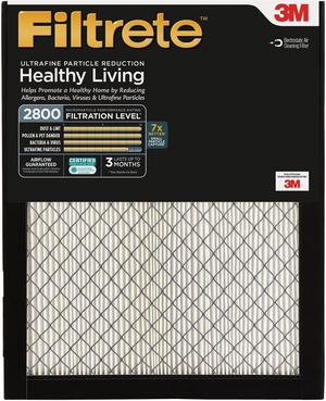 Filtrete UF22-2PK-6E Ultrafine Particle Reduction AC Furnace Air Filter, MPR 2800, 2-Pack