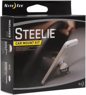 NITE IZE STEELIE CAR MOUNT KIT (STEEL)