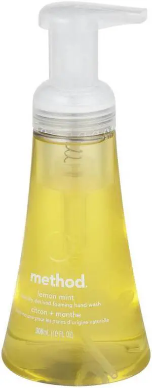Method 11621 Foaming Hand Wash, Lemon Mint Foaming, 10 oz Pump Dispenser, 1Each