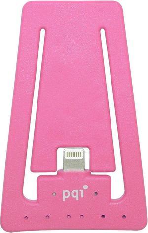 PQI i-Cable Charging and Sync Stand for Apple Lightning Devices-Pink Edition