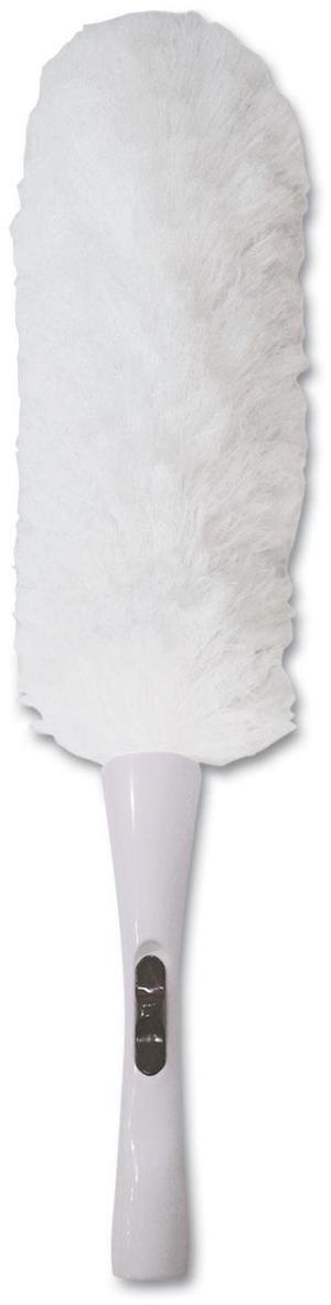Boardwalk MicroFeather Duster Microfiber Feathers Washable 23" White MICRODUSTER