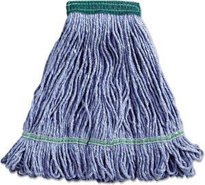 Boardwalk Super Loop Wet Mop Head Cotton/Synthetic Medium Size Blue 502BLEA