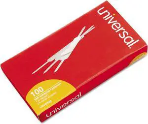 Self-Adhesive Paper And File Fasteners, One Inch Capacity, 100/box