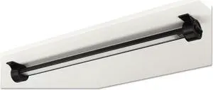 Under Cabinet LED Strip Lamp, 2 Prong, 24"Wide, Black ALELEDUC24B
