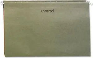 One Inch Box Bottom Pressboard Hanging Folder, Legal, Standard Green, 25/box