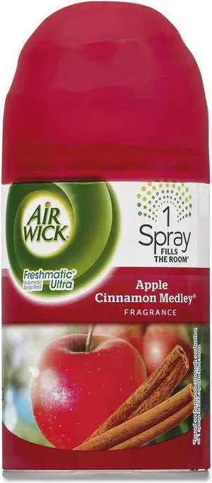 Freshmatic Ultra Spray Refill, Apple Cinnamon Medley, Aerosol, 6.17 Oz, 6/ct
