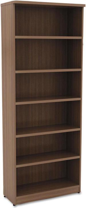 Alera - VA638232WA - Alera Valencia Series Bookcase, Six-Shelf, 31 3/4w x 14d x 80 3/8h, Mod Walnut