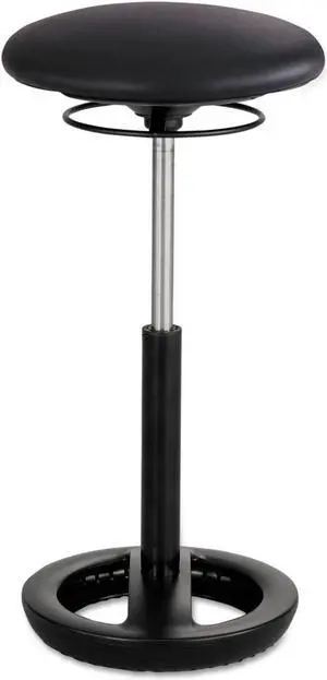 Twixt Extended-Height Ergonomic Chair, 32" High, Black Vinyl