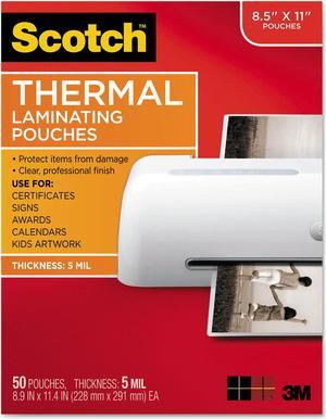 Letter Size Thermal Laminating Pouches, 5 Mil, 11 1/2 X 9, 50/pack -  Newegg.com