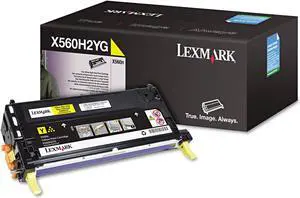 Lexmark X560H2YG High-Yield Toner 10000 Page-Yield Yellow