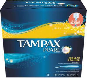 Pearl Tampons, Regular, 36/box, 6 Box/carton