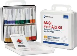 Weatherproof Ansi Class A+ First Aid Kit For 50 People, 24 Pieces