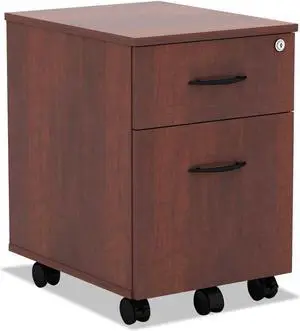Alera - VABFMC - Alera Valencia Series Mobile B/F Pedestal, 14 7/8 x 19 1/8 x 22 7/8, Med. Cherry