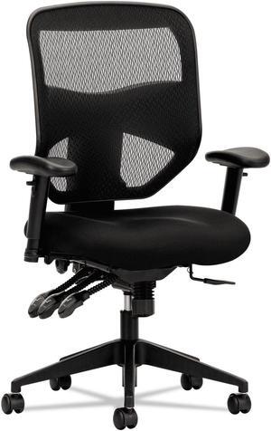 Basyx VL532 Series Mesh High-Back Task Chair Mesh Back Padded Mesh Seat Black
