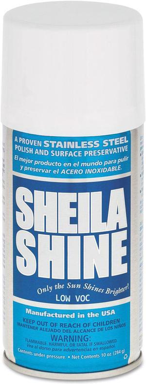 Low Voc Stainless Steel Cleaner & Polish, 10 Oz Can, 12/carton