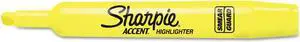 Accent Tank Style Highlighter, Chisel Tip, Fluorescent Yellow, 36/box