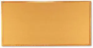 QUARTET 308 Cork Bulletin Board 48"H x 96"W, Board Frame Material: Fiberboard