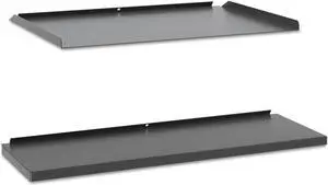 Basyx Manage Series Shelf and Tray Kit Steel 17-1/2w x 9d x 1h Ash MGSHTRA1