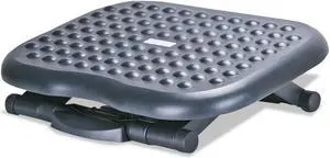 Alera Relaxing Adjustable Footrest 13 3/4w x 17 3/4d x 4 1/2 to 6 3/4h Black FS212
