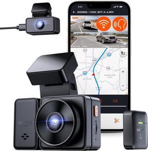 Vantrue E2G Dual 25K Front and Rear Dash Cam with 5G WiFi GPS  Voice Control 1944P1944P Car Camera 24hrs Buffered Parking Mode Enhanced Night Vision Motion Detection Capacitor Support 512GB