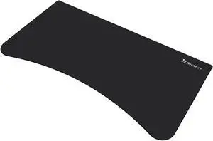 Arozzi Full Surface Arena Desk Mat (Pure Black) - Edge-Stitched, Water Resistant