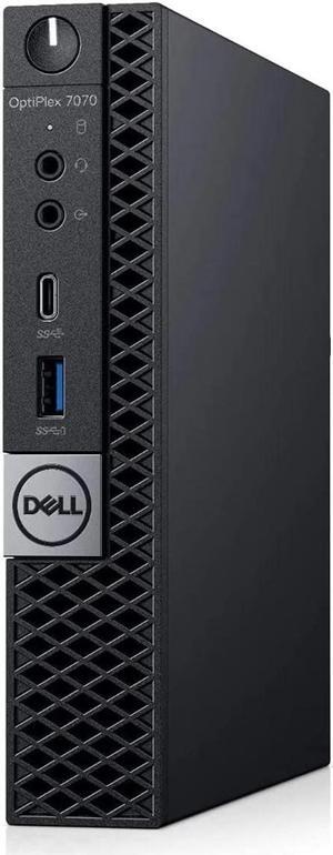 Dell OptiPlex 7070 Desktop Computer - Intel Core i7-9700T - 16GB RAM - 256GB SSD - Micro PC