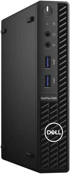 Dell OptiPlex 3080 Micro Form Factor Desktop, Intel Core i5-10500T, 8GB DDR4 RAM, 256GB SSD, Windows 10 Pro, Intel 3165 802.11ac dual band 1x1 + Bluetooth 4.2