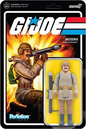 G.I. Joe Bazooka Artic Missile Specialist Animated TV Show Figure Super7